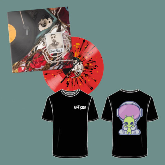 Signed vinyl + logo T-Shirt bundle